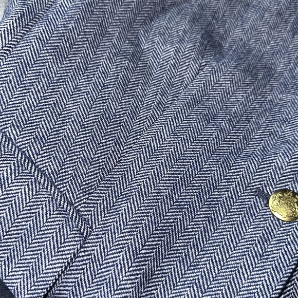 New Herringbone wool-blend schoolboy‎ blazer - Picture 7 of 8